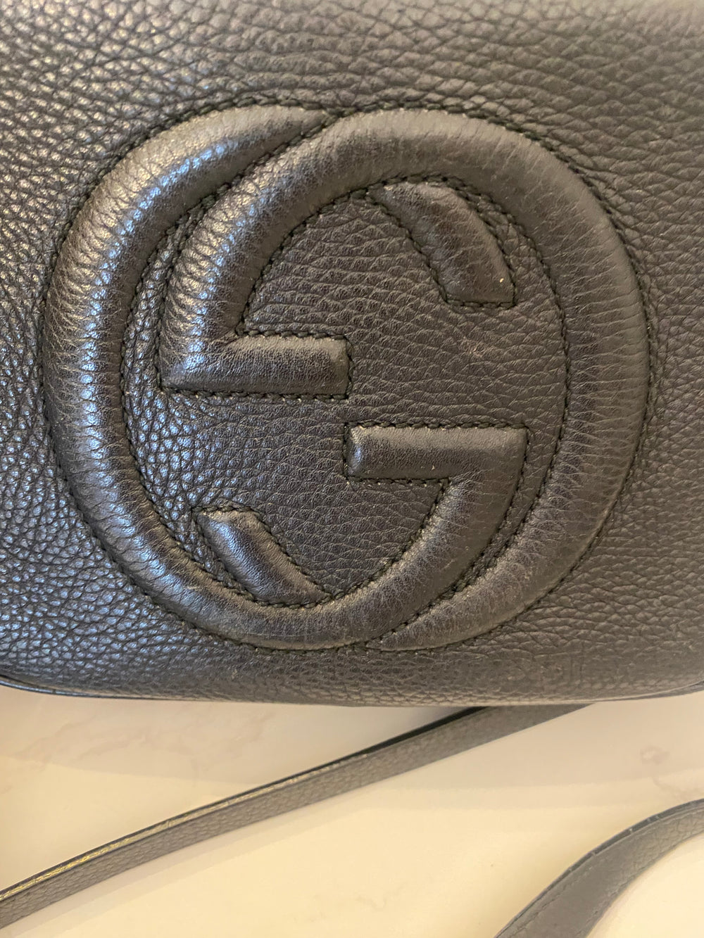 Pre Loved Gucci Black Soho Disco Crossbody Bag