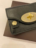 Pre Loved Mulberry Concertina Purse Black Leather