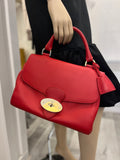 Pre Loved Mulberry Primrose in Poppy Red Calf Leather