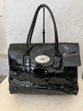 Pre Loved Mulberry Bayswater in Black Patent Leather