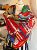 Pre Loved Hermes Cannes et Cannes 90cm silk scarf (excellent)