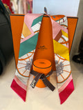 Hermes Springs Silk Twilly