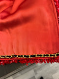 Edward Achour Red Boucle Coat (small)