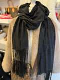 Gucci GG Logo Long Silk Scarf