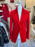 Frame Red Velvet Blazer UK12