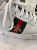 Gucci Ace Embroidered Platform Sneakers UK6.5 (fit uk7) (excellent)