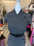 Pre Loved Christian Dior Wool polka dot  Dress FR 38 UK 10