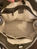 Pre Loved Gucci Soho Chain Shoulder Bag in Metallic Pewter Leather (excellent)