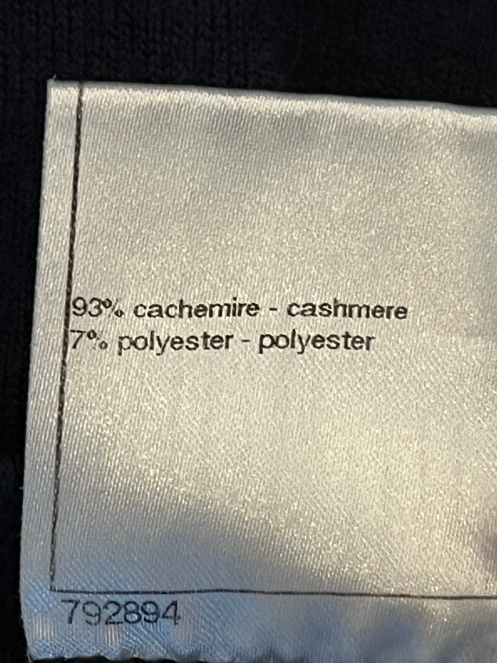Pre Loved Chanel cashmere tank top size FR36 UK 8