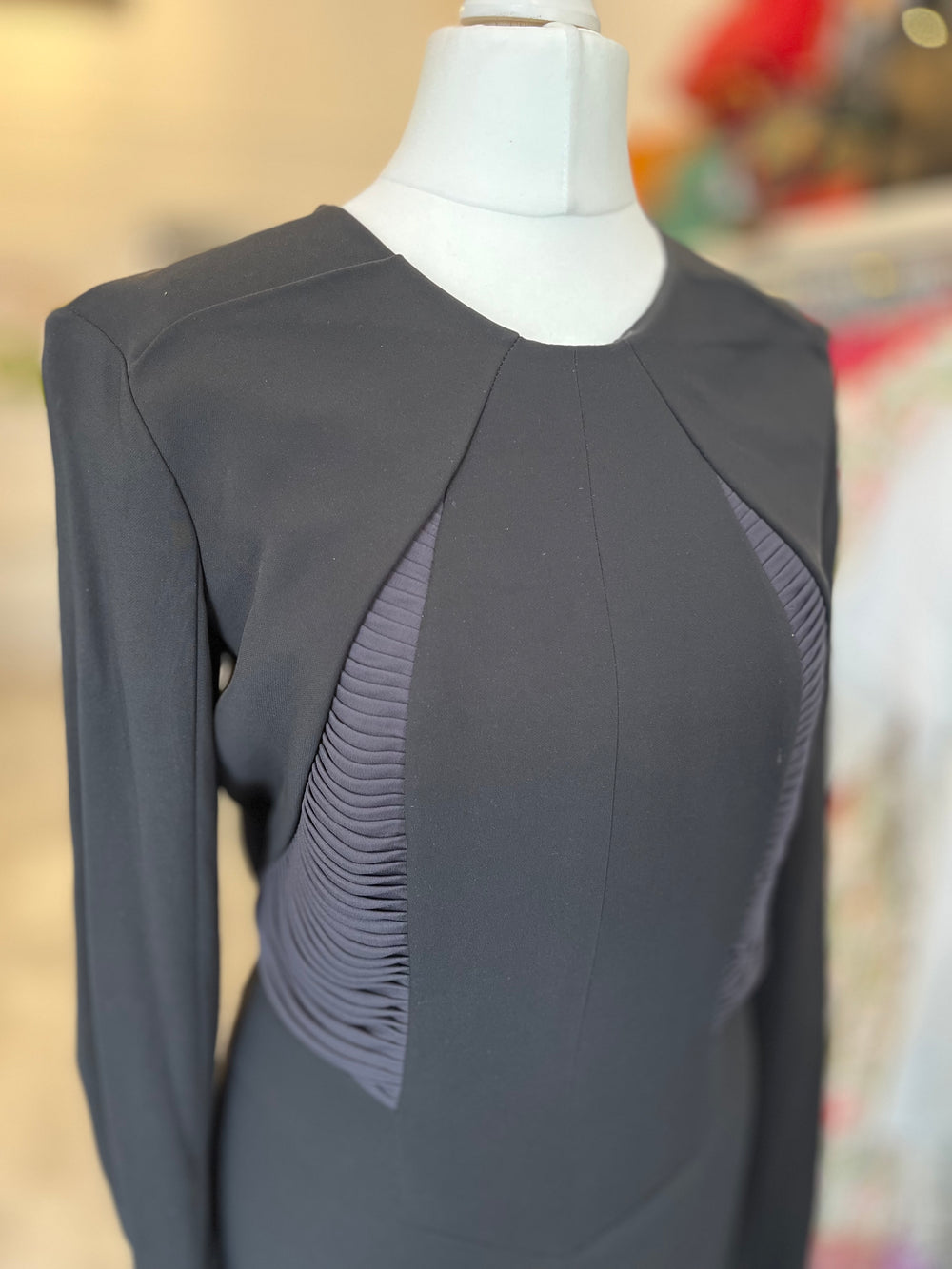 Pre Loved Yiqing Yin Pleated Dress UK8 (New)