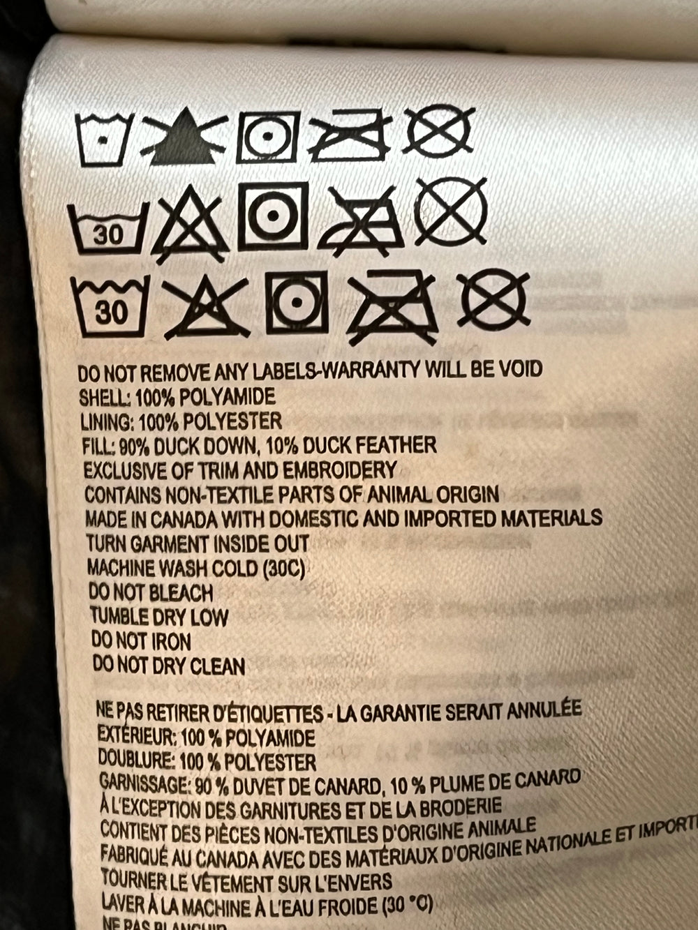 Pre Loved Canada Goose Long Padded Coat XS UK8 **reserved CS**