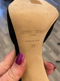 Jimmy Choo Black Suede Sandals uk6 (new)