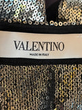 Pre Loved Red Valentino Silver Sequin Top