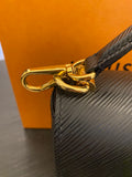 Louis Vuitton Twist MM in Black Epi Leather with Jacquard Bandouliere Strap