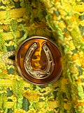 Pre Loved Gucci Tweed Jacket in a Citrus Shade It42 Uk10