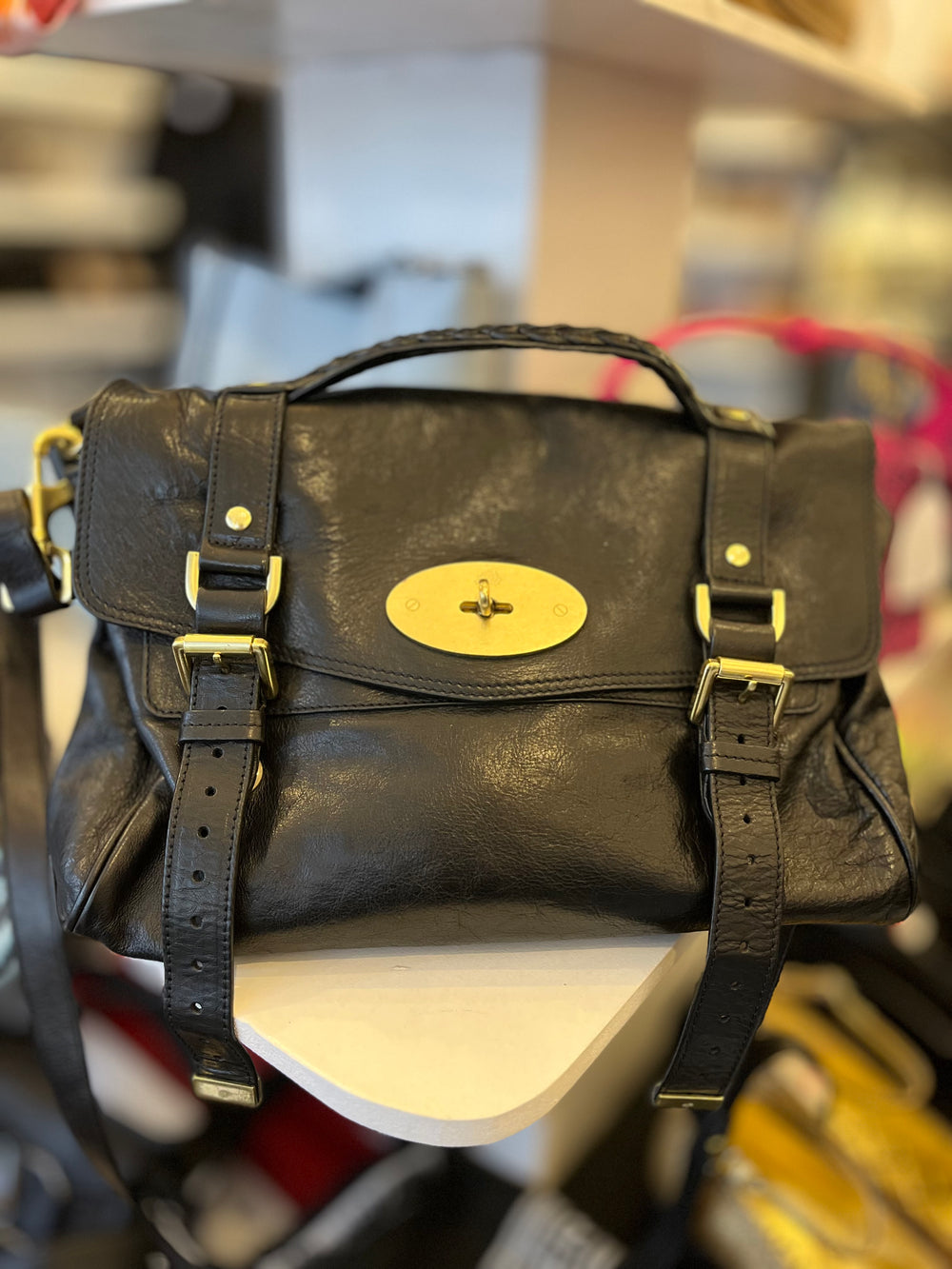 Pre Loved Mulberry Alexa in Black