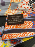 Hermes 'En Liberte' Silk Twilly Scarf -Dog Design