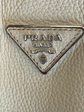 Pre Loved Prada Vitello White Leather Shoulder Bag ** reserved EK*+