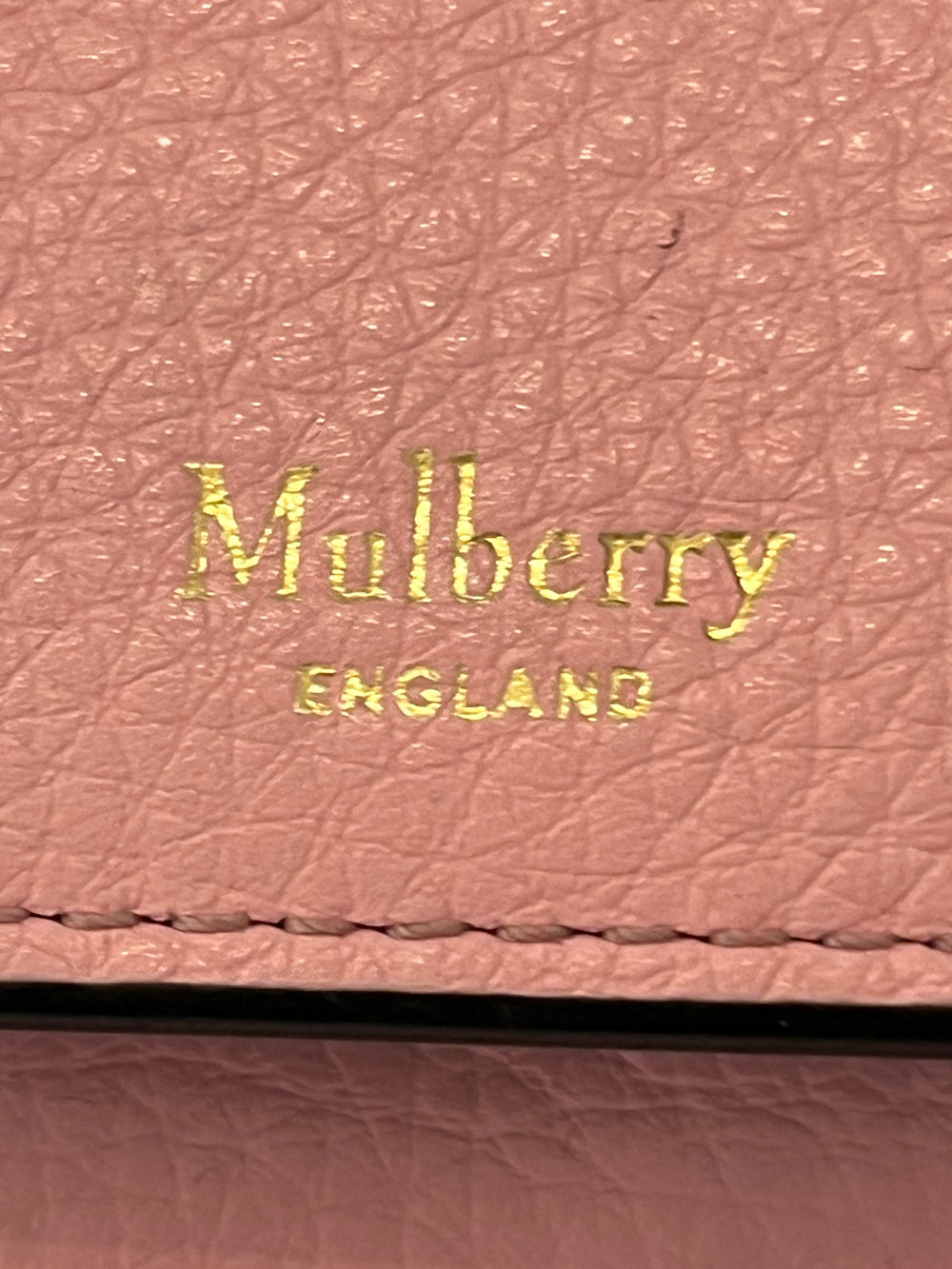 Pre Loved Mulberry Continental Wallet in Rose Pink (as new)