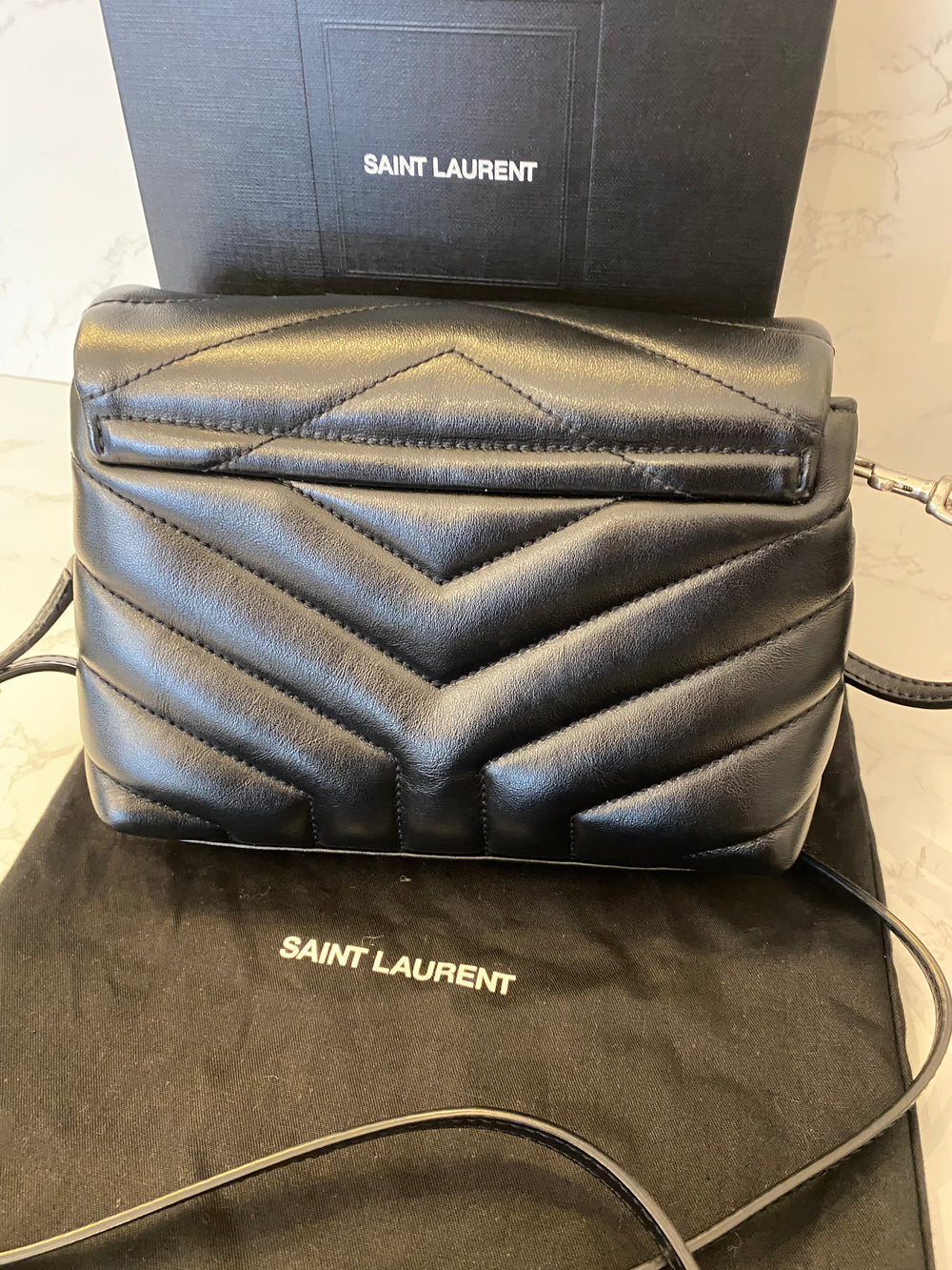 Pre Loved Saint Laurent Loulou Toy Bag in Black (excellent)