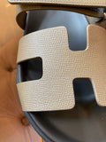 Pre Loved Hermes Chypre Sandals in Etoupe UK 6 (new)