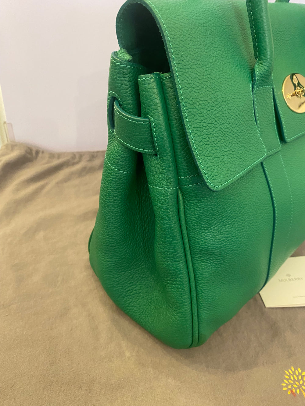 Pre Loved Mulberry Bayswater in Mulberry Jungle Green