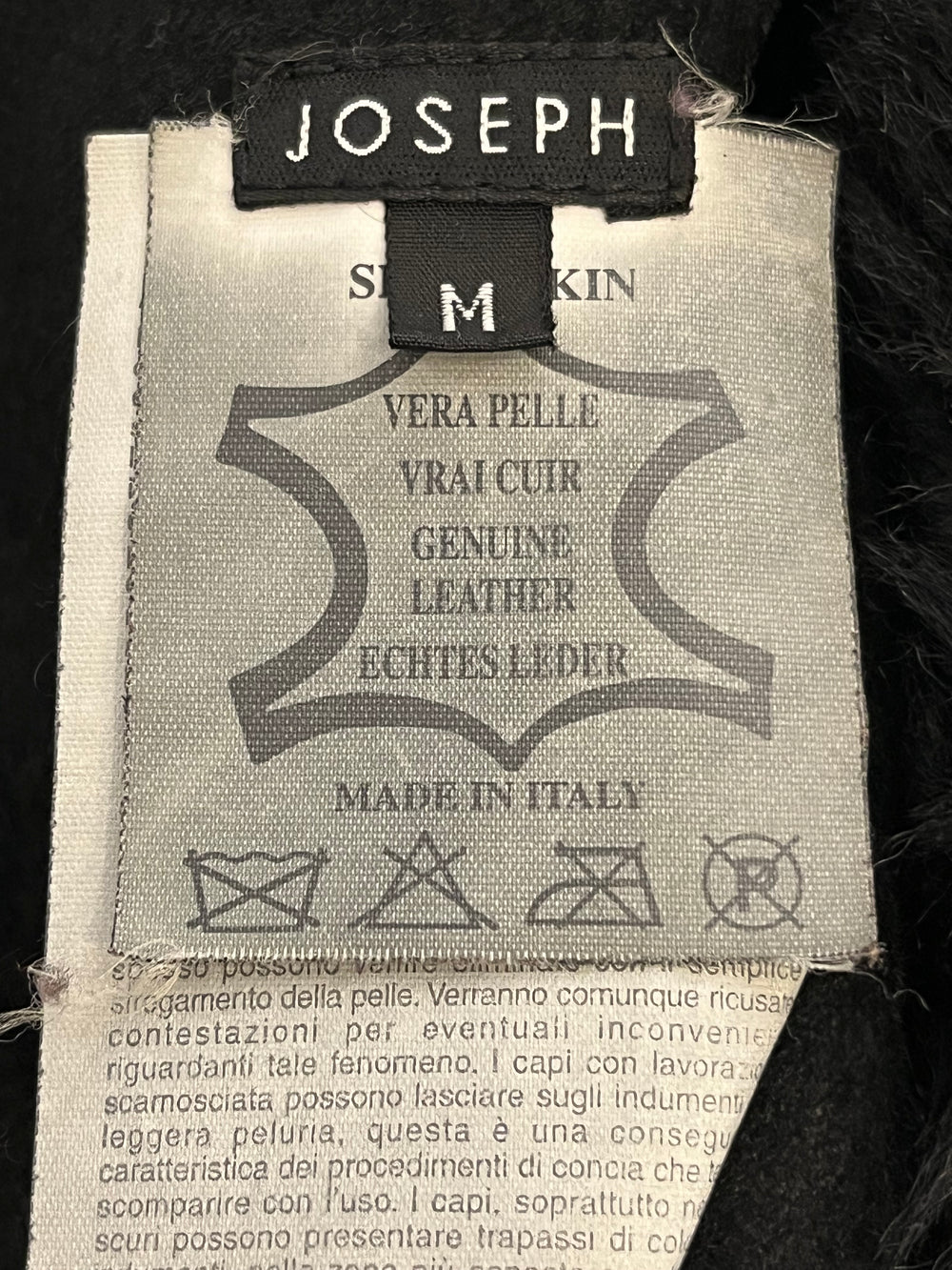 Pre Loved Joseph Toscana Shearling Long Coat size M(excellent)