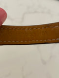 Pre Loved Hermes Rivale Double Tour Etoupe Leather Size M