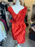 Pre Loved Vivienne Westwood 100% Silk Taffeta Dress in Red