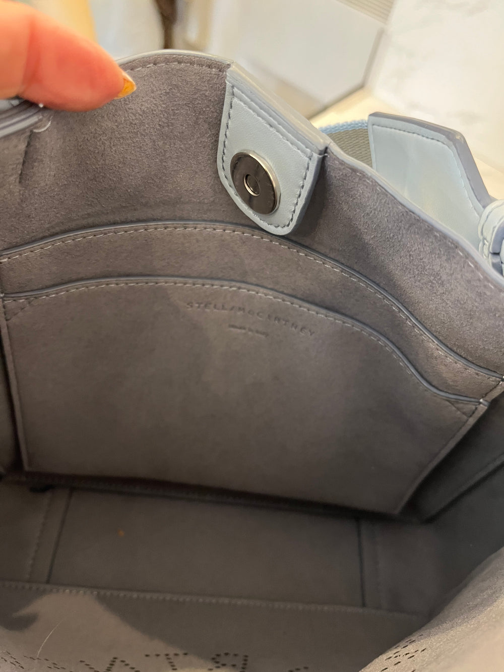 Pre Loved Stella McCartney Crossbody Dusty Blue (as new)