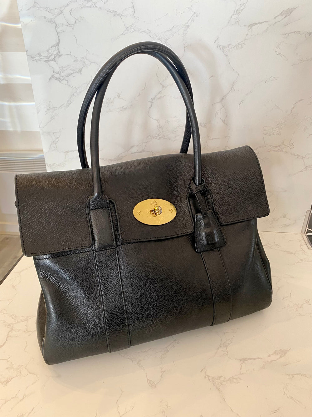 Pre Loved Mulberry Bayswater in Black