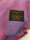 Pre Loved Louis Vuitton Monogram Pink/Purple Shawl (excellent) **RESERVED**