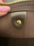 Pre Loved Louis Vuitton Vintage Damier Ebene Bandolier Keepall 55