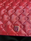 Pre Loved Fendi Patent Magenta Wallet on Chain (as new)
