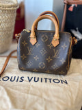 Pre Loved Louis Vuitton Monogram Nano Speedy **reserved**