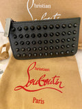 Pre Loved Christian Louboutin Black Spike purse/cardholder (excellent)