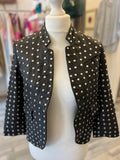 Zadig & Voltaire Studded Leather Jacket Fr34 U.K. 6