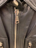 Pre Loved Dolce & Gabbana Black Leather Jacket UK 8