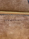 Pre loved Strathberry Kite Suede Hobo in tan suede , gold tone hardware, **reserved S**