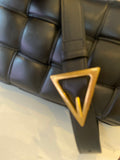 Pre Loved Bottega Veneta Padded Cassette Bag Dark (excellent)