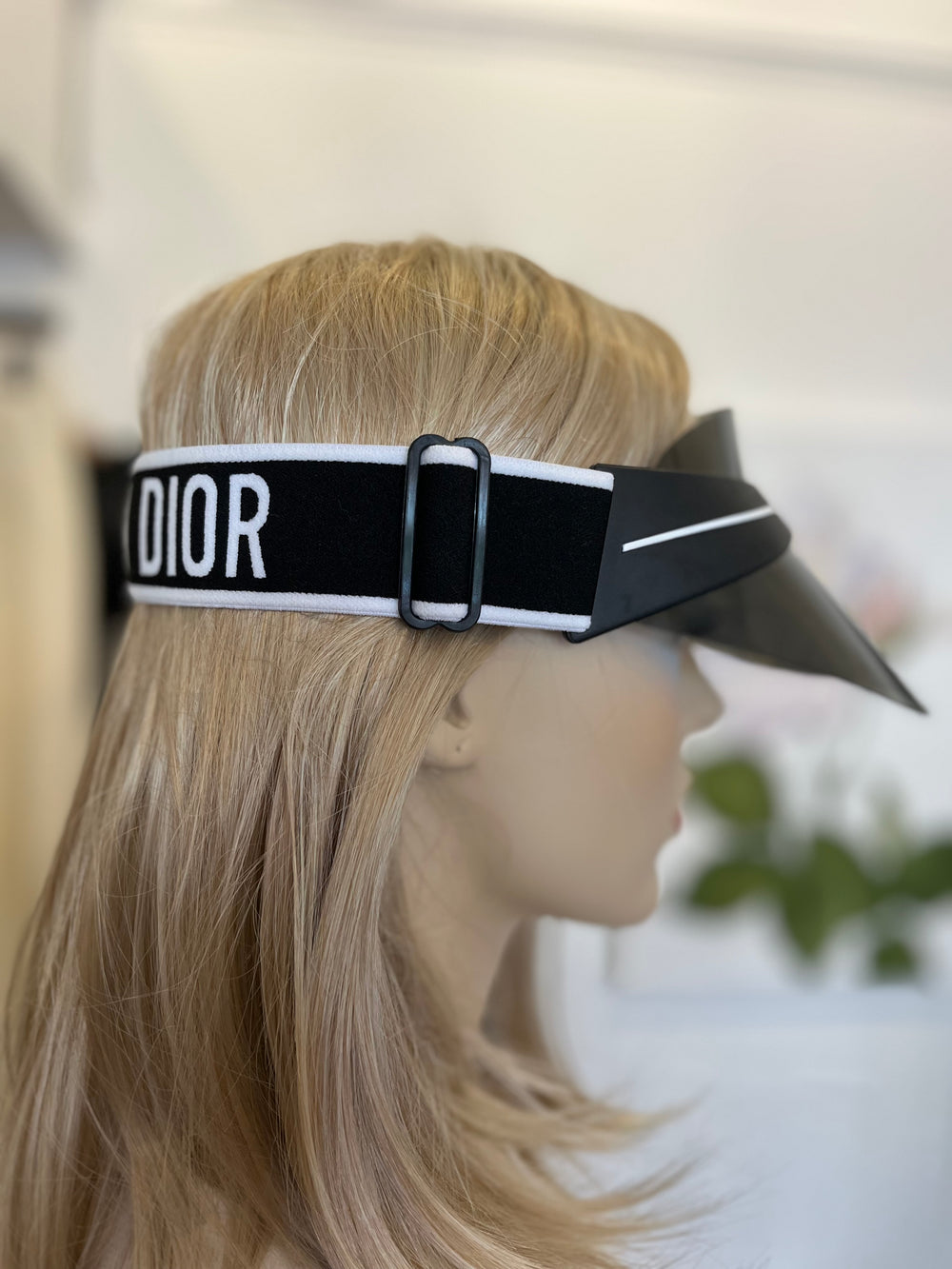 Pre Loved Dior Diorclub OH3 Black Visor