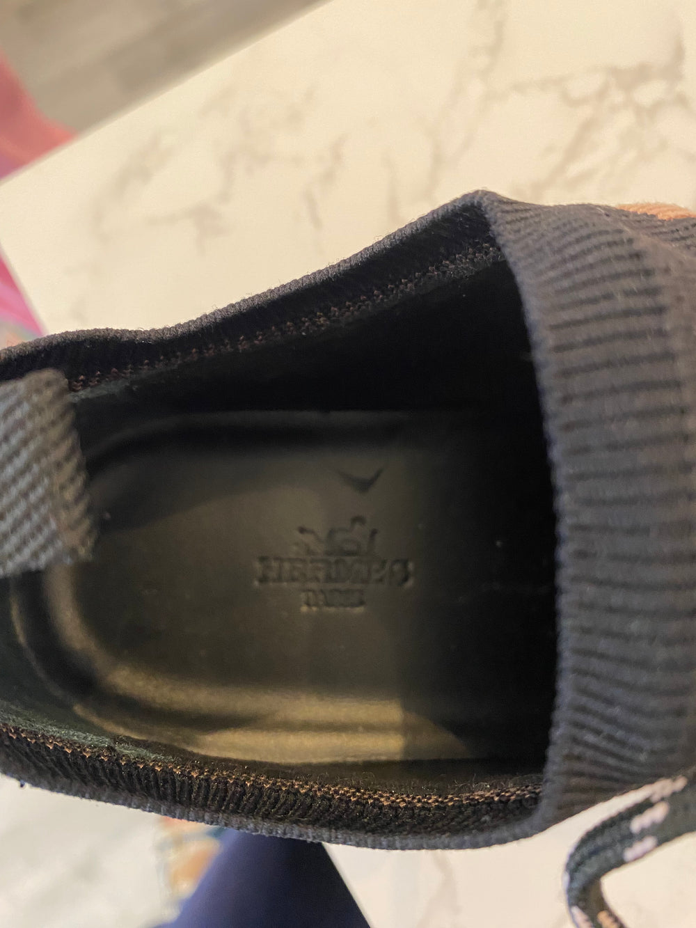 Pre Loved Hermes Addict Trainers Pink uk6 (excellent)