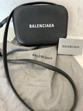 Pre Loved Balenciaga Black Camera Crossbody Bag