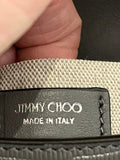 Jimmy Choo Bag Embossed Leather Crossbody Bag in Grey  (new)