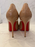 Pre Loved Christian Louboutin Nude Patent Heels uk3.5 **RESERVED ME**