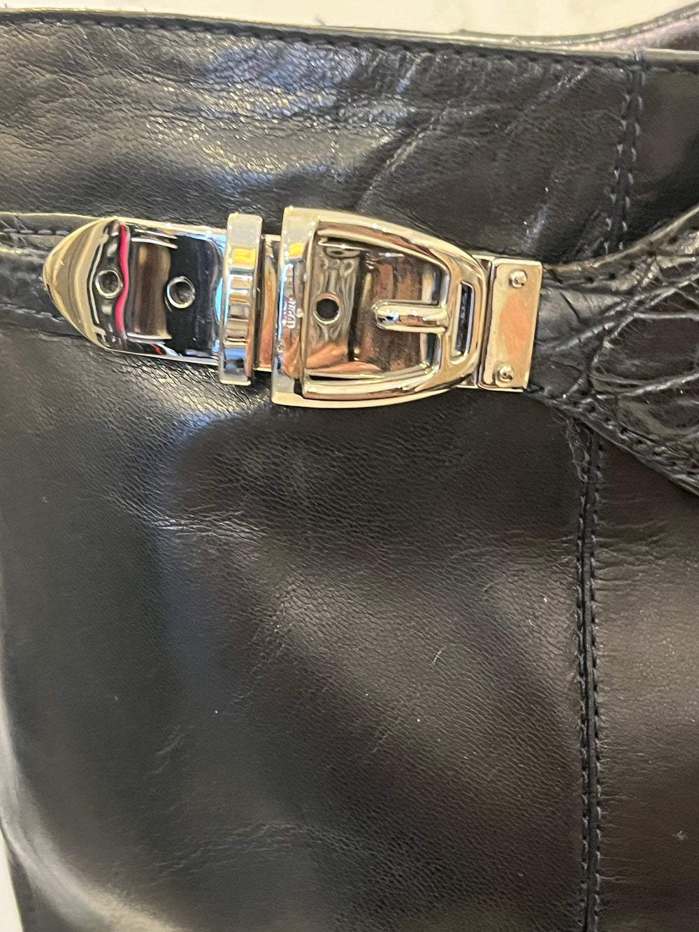 Gucci Knee Length Heeled Boots Size UK5 (excellent)