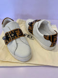 Pre Loved Fendi Pearland Leather Trainers  UK8
