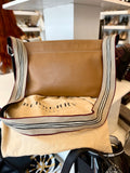 Pre Loved Burberry Leather Crossbody Messenger Bag