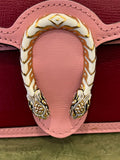 Gucci Dionysus GG Super Mini Crossbody Bag in Burgundy & Pink