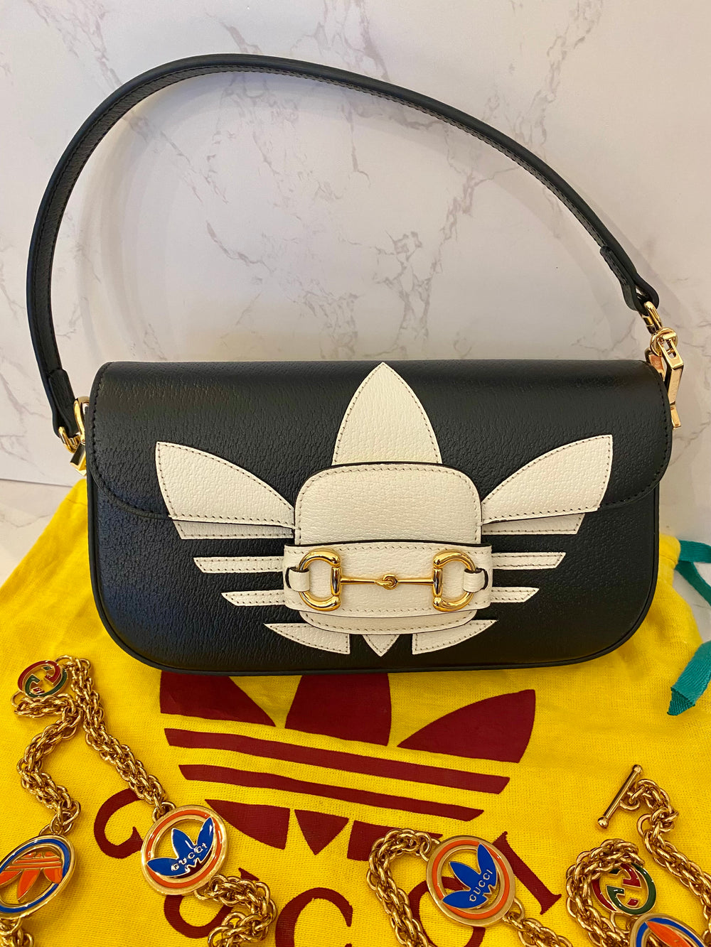 Pre Loved Gucci X Adidas Shoulder Bag (as new)